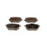 Brake pad set, disc brake QP3521 Quaro