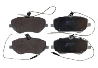 Brake pad set, disc brake QP3535 Quaro