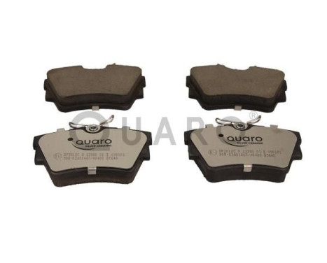 Brake pad set, disc brake QP3612C Quaro