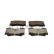 Brake pad set, disc brake QP3634C Quaro
