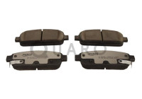 Brake pad set, disc brake QP3663C Quaro