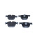 Brake pad set, disc brake QP3703 Quaro