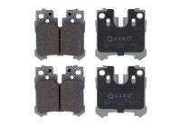 Brake pad set, disc brake QP3715 Quaro