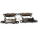 Brake pad set, disc brake QP3731C Quaro