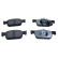 Brake pad set, disc brake QP3746C Quaro