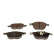 Brake pad set, disc brake QP3747 Quaro