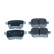 Brake pad set, disc brake QP3781 Quaro
