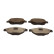 Brake pad set, disc brake QP3797C Quaro