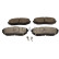 Brake pad set, disc brake QP3846C Quaro