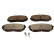 Brake pad set, disc brake QP3846C Quaro