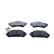 Brake pad set, disc brake QP3860C Quaro, Thumbnail 2