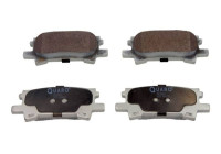 Brake pad set, disc brake QP3863 Quaro