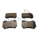 Brake pad set, disc brake QP3870C Quaro