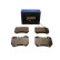 Brake pad set, disc brake QP3870C Quaro, Thumbnail 2