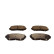 Brake pad set, disc brake QP3907C Quaro