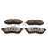 Brake pad set, disc brake QP3922C Quaro