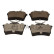 Brake pad set, disc brake QP3964C Quaro