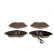 Brake pad set, disc brake QP3973 Quaro