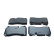 Brake pad set, disc brake QP4011C Quaro