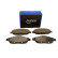 Brake pad set, disc brake QP4058C Quaro, Thumbnail 2