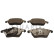 Brake pad set, disc brake QP4073C Quaro
