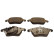 Brake pad set, disc brake QP4073C Quaro