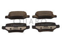 Brake pad set, disc brake QP4099C Quaro