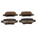 Brake pad set, disc brake QP4099C Quaro