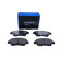 Brake pad set, disc brake QP4123C Quaro