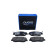 Brake pad set, disc brake QP4128C Quaro
