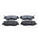 Brake pad set, disc brake QP4128C Quaro, Thumbnail 2