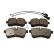 Brake pad set, disc brake QP4146C Quaro