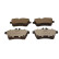Brake pad set, disc brake QP4169C Quaro