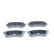 Brake pad set, disc brake QP4186 Quaro