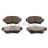 Brake pad set, disc brake QP4199C Quaro