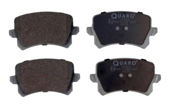 Brake pad set, disc brake QP4222 Quaro