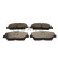 Brake pad set, disc brake QP4243C Quaro