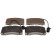 Brake pad set, disc brake QP4312 Quaro