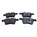 Brake pad set, disc brake QP4431C Quaro