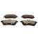 Brake pad set, disc brake QP4442C Quaro