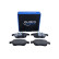 Brake pad set, disc brake QP4552C Quaro
