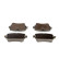 Brake pad set, disc brake QP4651 Quaro