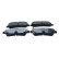 Brake pad set, disc brake QP4668C Quaro