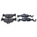 Brake pad set, disc brake QP4677C Quaro
