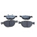 Brake pad set, disc brake QP4757C Quaro