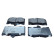 Brake pad set, disc brake QP4767C Quaro