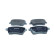 Brake pad set, disc brake QP4769 Quaro