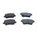 Brake pad set, disc brake QP4769C Quaro