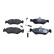 Brake pad set, disc brake QP4790C Quaro