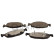Brake pad set, disc brake QP4799C Quaro